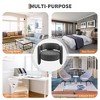 Modern Chenille Accent Chair, Mid-Century Upholstered Living Room Chair, Round Corner Side Sitting Lounge Armchair - 3 of 4