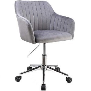 Modern Home Marceaux Velvet Modern Mid-Back Office Task Chair - 1 of 4