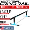 Grind Rail for Scooters, Skateboards & Skates – 55" Round Adjustable Rail – Durable & Stable – Madd Gear - 2 of 4