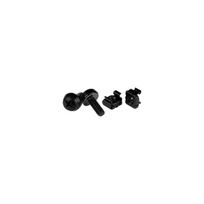 StarTech CABSCREWM62B Screws and Cage Nuts 100/Pack 