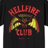 Stranger Things Hellfire Club Demon in Charge On Black Adult Crew Neck Short Sleeve T-shirt - 2 of 3