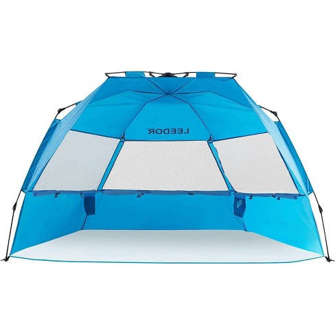 Pop Up Beach Tent Sun Shade Shelter Anti-UV Automatic Waterproof Tent  Canopy for 2/3 Man w/ Net Window Storage Bag