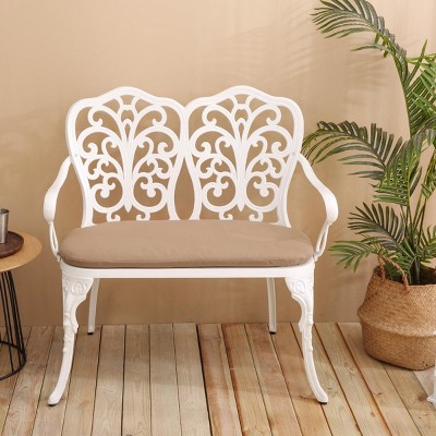 Long Chair Outdoor With Cushion, Long Chair Beach Aluminum, Garden Benches For Outdoor, Lounge Chair Cushions Outdoor-Cuddlewood