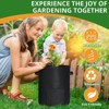 GOTGELIF 6-Pack 10 Gallon Protable Grow Bags with Flap Perfect for Potatoes Veggies Flowers - 3 of 4