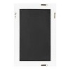 Kate and Laurel Strahm Wood Framed Wall Mirror, 24x36, White - 4 of 4