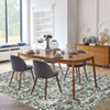 Vintage Floral Printed Washable Area Rugs Non Slip Non Shedding Low Pile Indoor Printed Carpets for Kitchen Bathroom Laundry Nursery Bedroom - 4 of 4