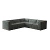 NicBex Couches for Living Room Modular L-Shaped Sectional Sofa Luxury Floor Couch Chenille Fabric Upholstered Sofa, 5 PC Free Combination - 3 of 4