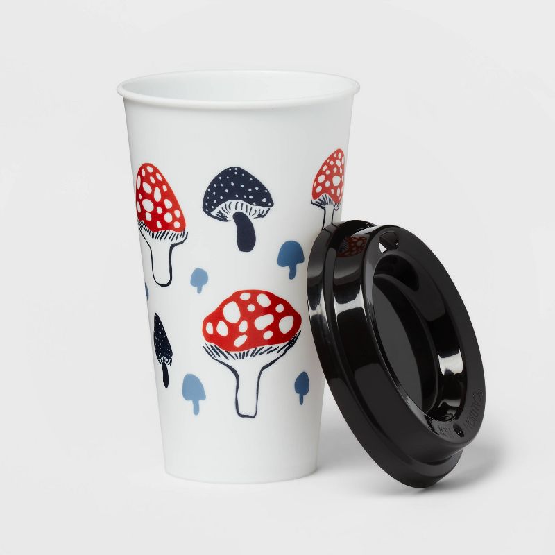 16oz Plastic 3pk Reusable Coffee Cup Assorted Designs - Room Essentials&#8482;, 4 of 5