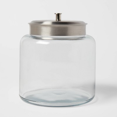 12.7oz Glass Small Stackable Jar With Plastic Lid - Made By Design™ : Target