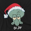 Spongebob Squarepants Squidward Christmas Joy Adult T-Shirt, Black, Medium - image 2 of 4