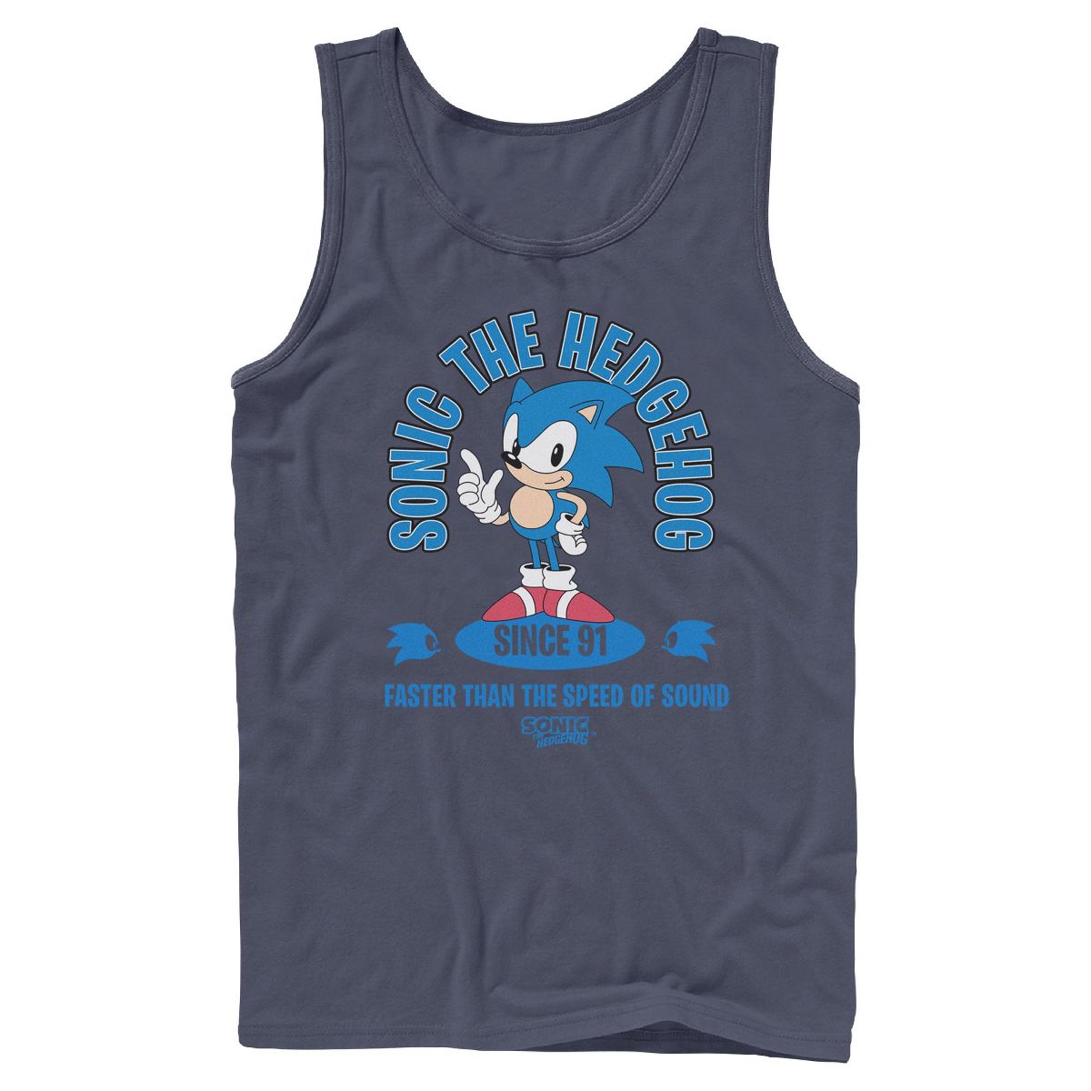 Mens Sonic the Hedgehog Faster Than the Speed of Sound Tank Top - thumbnail 10