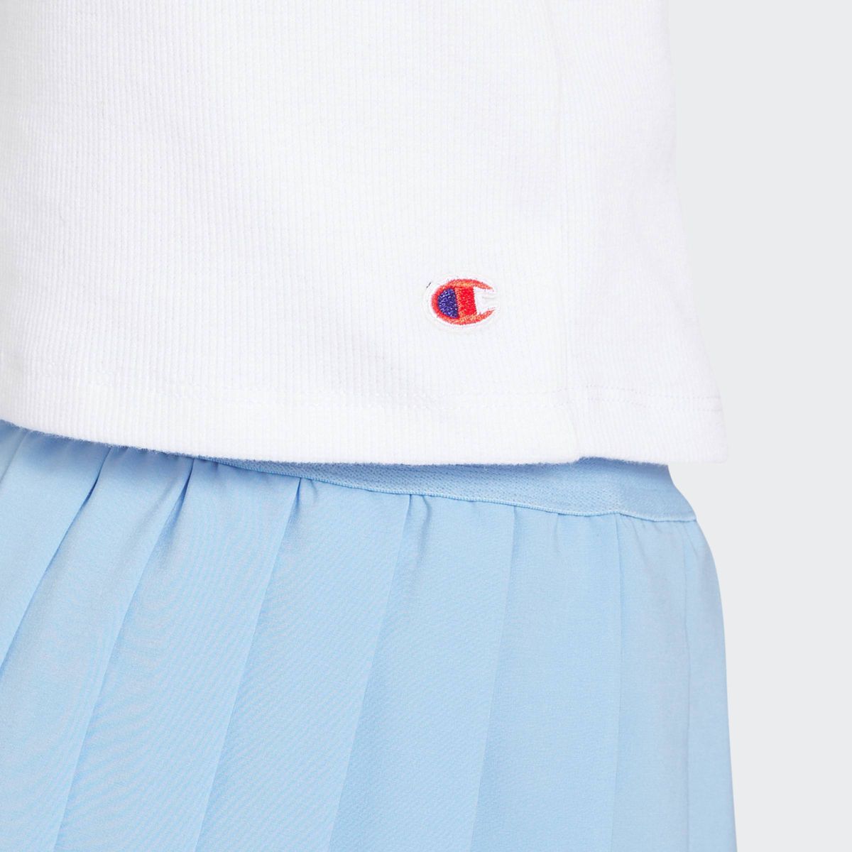 Champion Girls' Graphic High Neck Ribbed Tank Top - thumbnail 6