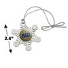 California State University Monterey Bay Secondary Logo Metal Snowflake Christmas Tree Holiday Ornament - 3 of 3