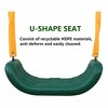 400lbs Swing Set for Backyard,Heavy-Duty A-Frame Metal Outdoor Swing Set with 2 "U Shape Belt Swing Seat and 1Glider,Easy to Assemble - 4 of 4