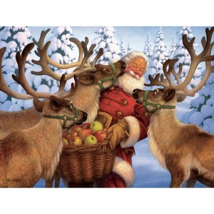 Sunsout Santa's Treat 300 pc  Christmas Jigsaw Puzzle 13022 - 1 of 4