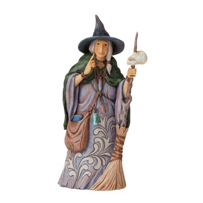 Jim Shore Beware A Creepy Craft - One Figurine 10 Inches - Halloween -  6009507 - Polyresin - Purple