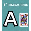 Carson Dellosa Education White with Black Trim Combo Pack EZ Letters, 219 Pieces Per Pack, 3 Packs - 4 of 4