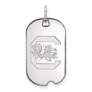 Black Bow Jewelry 10k White Gold South Carolina Gamecocks NCAA Pendant - 1 of 3