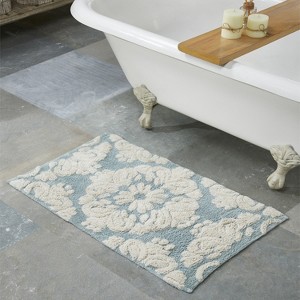 Medallion Collection 100% Cotton Tufted Bath Rug Set of 2 - Better Trends - 1 of 4