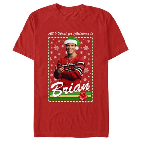 Men's Backstreet Boys Brian All I Want for Christmas T-Shirt - image 1 of 4