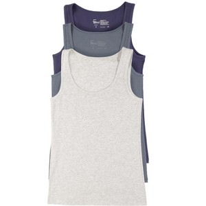 Felina Stretch Layering Womens Tank Top - Seamless Cotton Tank Top for Women, Workout Top (3-Pack) - 1 of 1