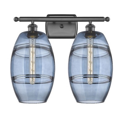 Vaz - 2 Light Bath Vanity In Industrial Style-10.88 Inches Tall and 18 Inches Wide