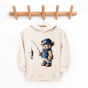 The Juniper Shop Teddy Bear Fisherman Toddler Graphic Hoodie - 1 of 3