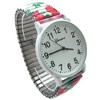 Olivia Pratt Big Dial Easy Reader Watch Abstract Elastic Stretch Band Wristwatch Women Watch - 3 of 3