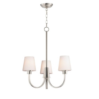 Maxim Lighting Shelter 3 - Light Chandelier in  Satin Nickel