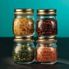 Bormioli Rocco Quattro Stagioni Set of 6 Clear Airtight Mason Jars, Made from Food Safe Durable Glass, Made in Italy - 3 of 4