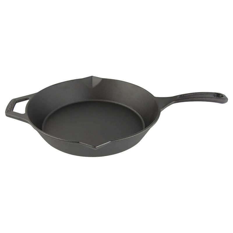 Taste of Home® Pre-Seasoned Cast Iron Skillet with Pour Spouts and Handles, 2 of 7