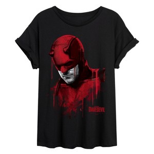 Women's - Marvel - Daredevil Portrait Oversized Graphic T-Shirt - 1 of 4