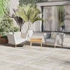 Amazonia 3pc All-Weather Wicker Outdoor Patio Conversation Furniture Set with Cushions - 2 of 4