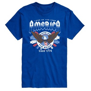 Men's - Instant Message - America Rock Tee Short Sleeve Graphic T-Shirt - 1 of 4