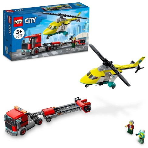 Lego City Rescue Helicopter Transport Toy Building Set 60343 : Target