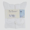 Girls' 6pk Cable Crew Socks - Cat & Jack™ White - 3 of 3