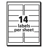 Avery Easy Peel Mailing Address Labels Laser 1 1/3 x 4 White 3500/Box 5962 - 3 of 4