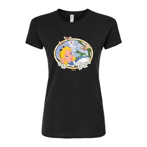 Women's - Disney - Alice In Wonderland Fitted Graphic T-Shirt - 1 of 3