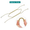 Unique Bargains Stainless Steel Invisible Wall Mount Vertical Decorative Plate Holders 1 Set - 4 of 4