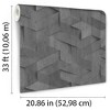 Veer Decor Woodblock Geometric Illusion Wallpaper - 3 of 4