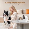 Teendow Dog Grooming Vacuum Kit with 7 Tools, 2L Dust Cup, Pet Hair Clipper & Nail Grinder, 3 Suction Modes, Low-Noise Pet Grooming Vacuum ,Brown - 3 of 4
