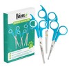 BOSHEL Dog Grooming Scissors Set - 3 Dog Grooming Shears - 1 Large Straight Dog Scissors - 1 Micro-serrated Scissors - 1 Dog Thinning Shears - 4 of 4
