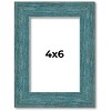 PosterPalooza | Photo Size Simple Blue Picture Frame - UV Acrylic, Foam Board Backing, Hanging Hardware - 2 of 4