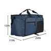 Superman Logo Blue 24” Packable Travel Duffle - 4 of 4