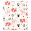 Hudson Baby Infant Girl Plush Blanket with Security Blanket, Girl Fox, One Size - 2 of 4