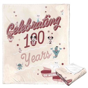 Disney D100 Celebrate Wonder Silk Touch Throw Blanket 50x60 Inches - 1 of 4