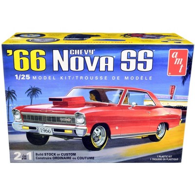 Skill 2 Model Kit 1966 Chevrolet Nova SS 2-in-1 Kit 1/25 Scale Model by AMT