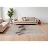 Ivory Taupe and Brown Abstract Hand Tufted Area Rug - 2 of 4