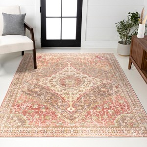 JONATHAN Y Petras Modern Ornate Medallion Area Rug - 1 of 4