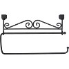 Spectrum Diversified Scroll Cabinet Door Paper Dispenser, Black - 2 of 4
